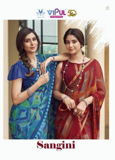 SANGINI BY VIPUL GEORGETTE SAREE MANUFACTURER IN INDIA